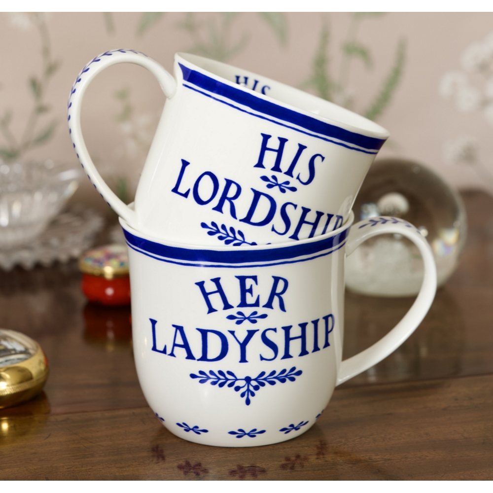 His n hers collection stacked mugs