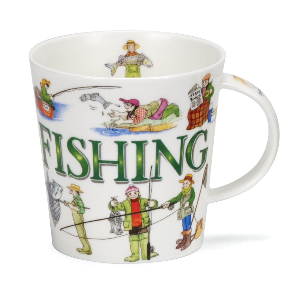 CAIR SPORTING ANTICS FISHING - Dunoon Mugs