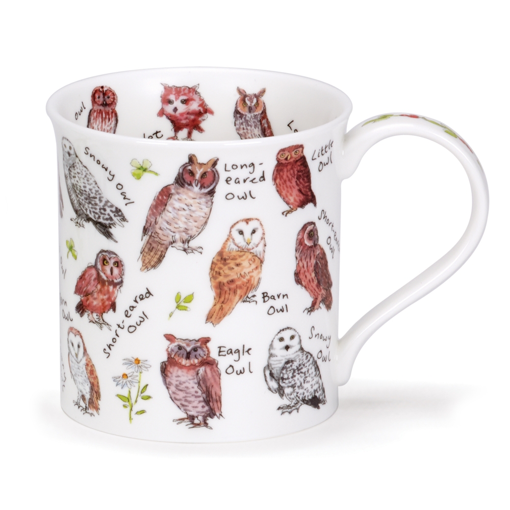 Dunoon Mystic Wood Owl Eule Teetasse Kaffeebecher Lomond 0,3l