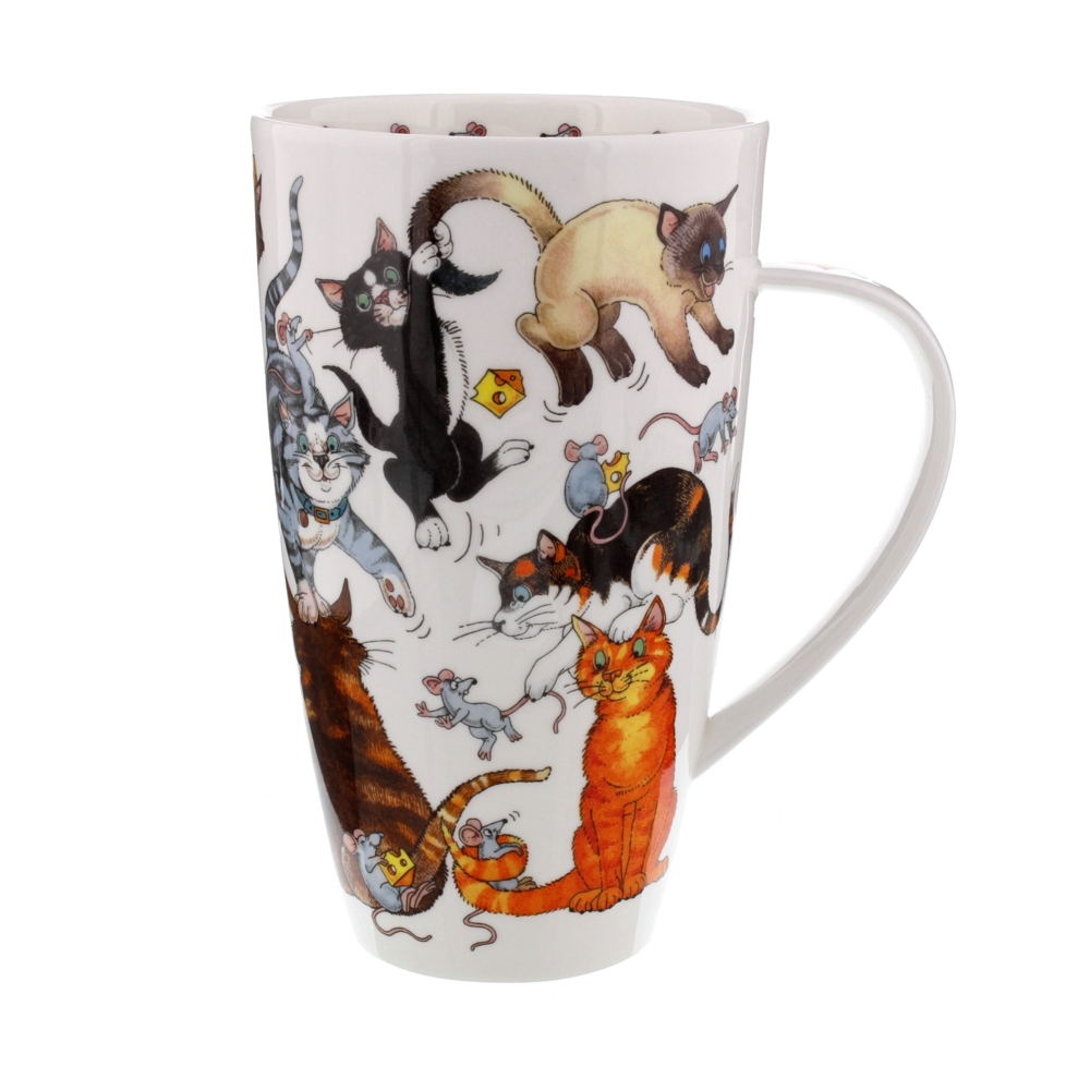 HENL PUSSY GALORE Dunoon Mugs
