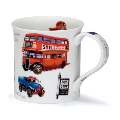LEYLAND TIGER CUB Bus Fine Bone china mug cup Beaker 