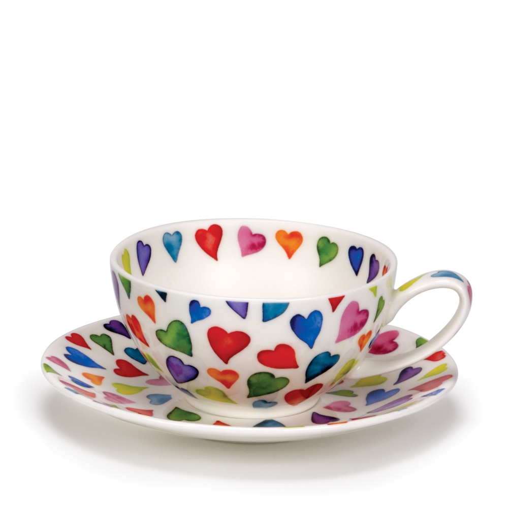 T41 CUP/SAUCER WARM HEARTS