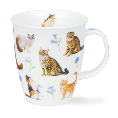 NEVIS FLOWER CATS BLUE
