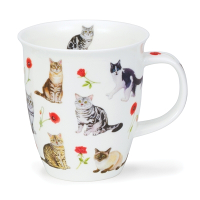 NEVIS FLOWER CATS RED