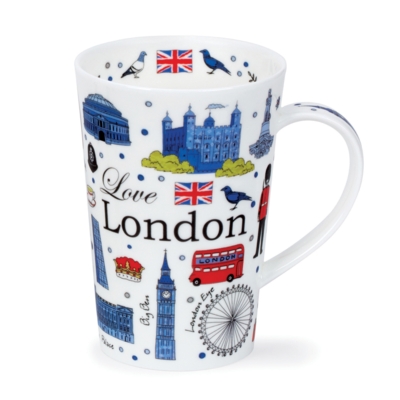 SHET MUG ONLY LOVE LONDON