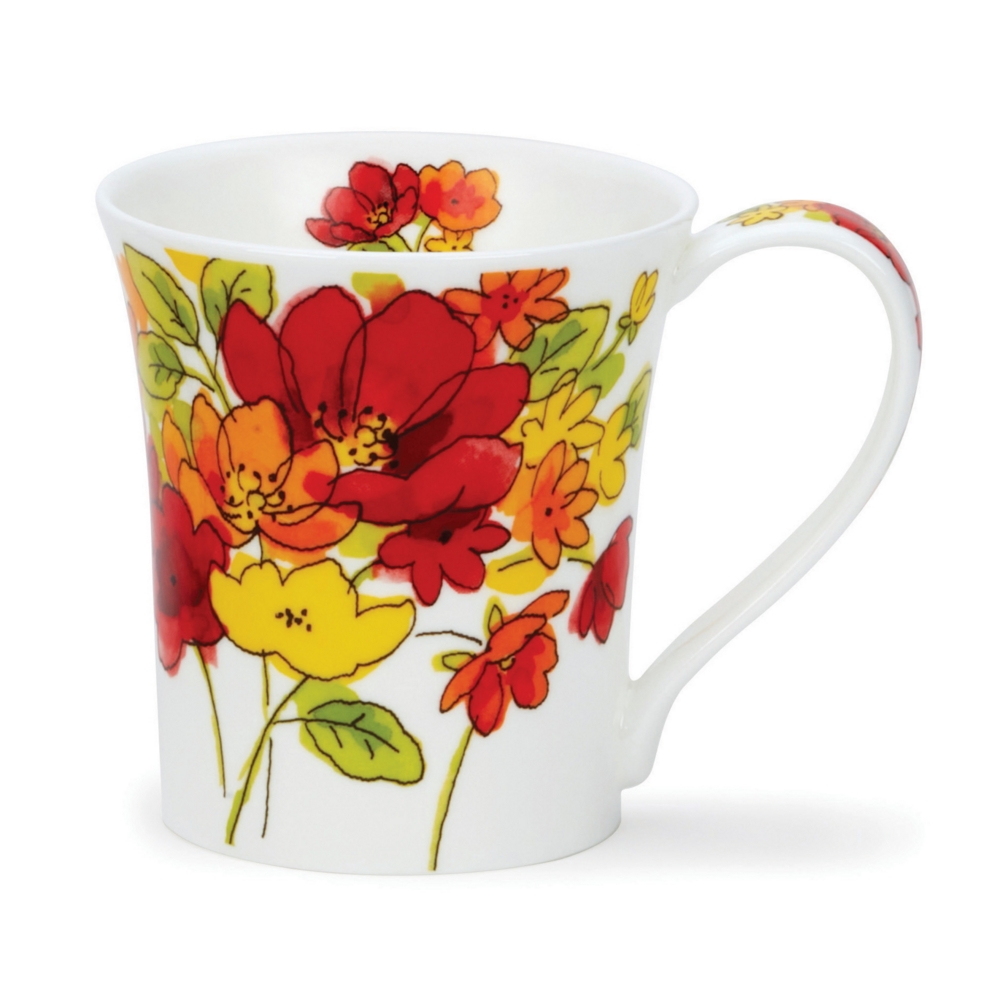 JURA INKY FLORALS RED
