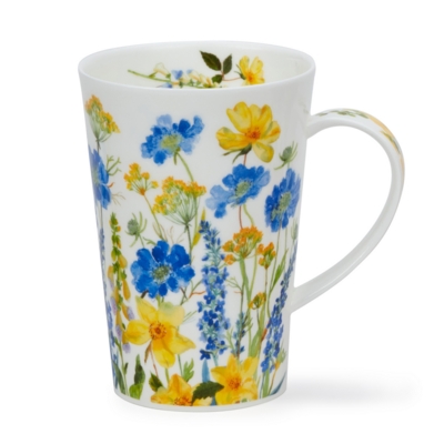 SHET MUG ONLY COTT BORDER BLUE