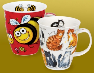 Dunoon Tasse Knitwits Hen Hühner Nevis 0,4 L Fine Bone China Porzellan 1 Tlg S0vec0fv